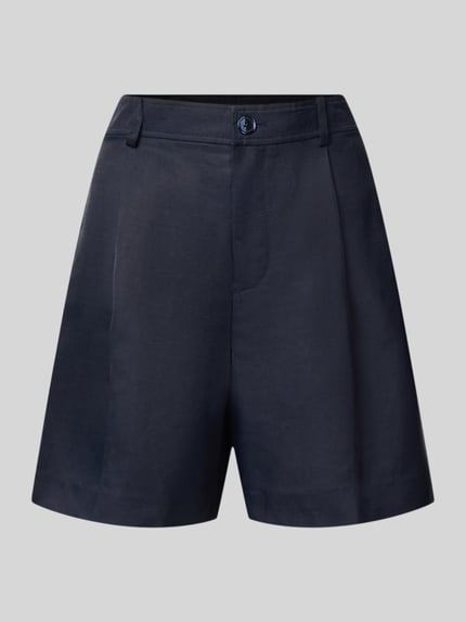 Regular Fit Chinoshorts aus Leinen-Viskose-Mix Shop The Look MANNEQUINE
