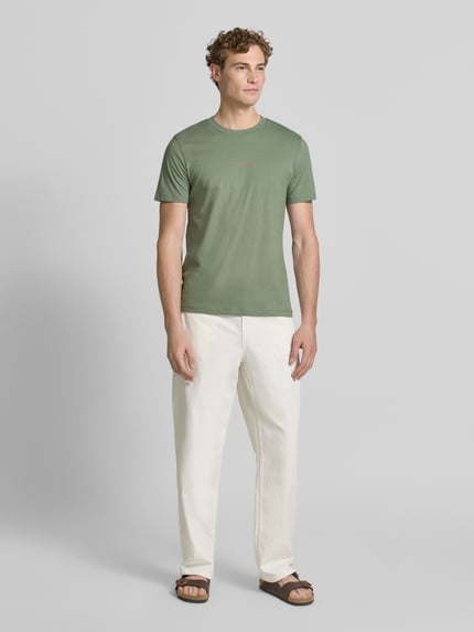 Tom Tailor Denim Regular Fit T-Shirt aus reiner Baumwolle Mint 1