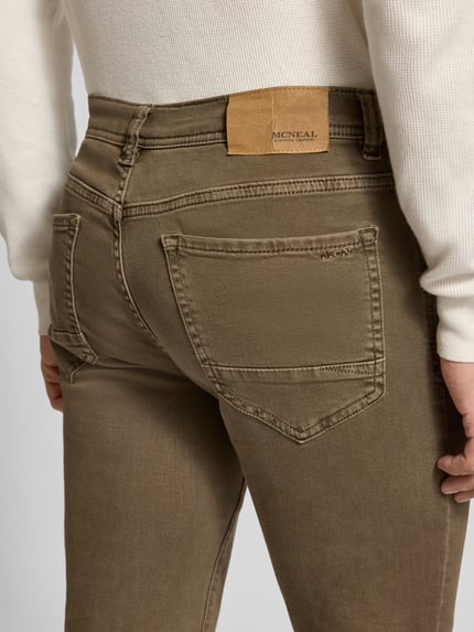 MCNEAL Jeansy o kroju slim fit w 5 kieszeni Błotnisty 3