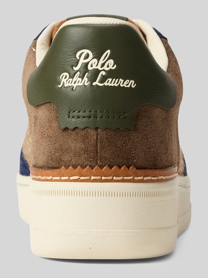 Polo Ralph Lauren Sneaker aus echtem Rindsleder Modell 'MASTERS' Beige 4