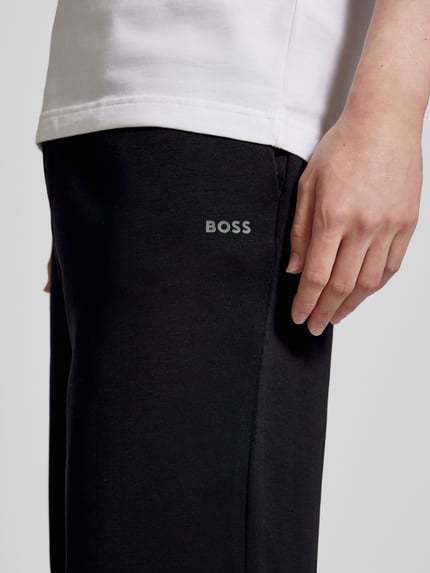 BOSS Green Sweatpants met achterzak model 'Hadiko' Zwart - 3