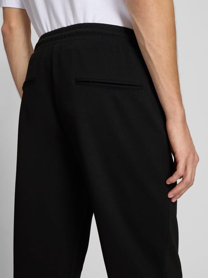 ONLY & SONS Relaxed Fit Jogpants mit leichtem Strukturmuster Modell 'NEWKODYL' Black 3