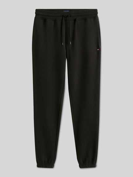 Tommy Jeans Slim Fit Sweathose aus Baumwoll-Mix Black 2