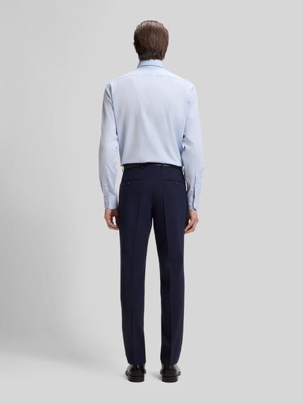 BOSS Regular Fit Businesshemd aus Baumwoll-Mix Bleu 5