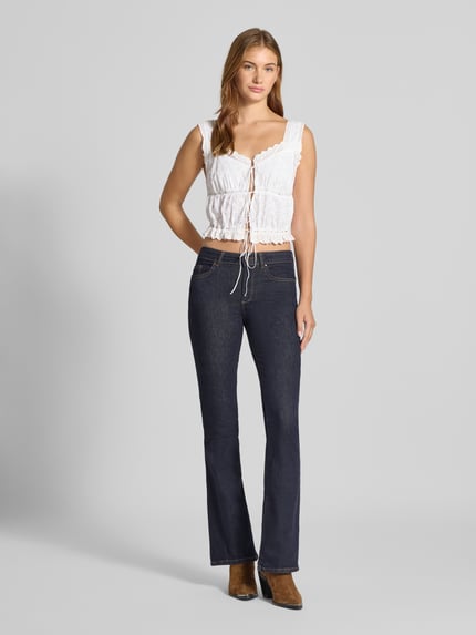 ONLY Jeansy bootcut z mieszanki bawełny Model „BLUSH” Ciemnoniebieski 1