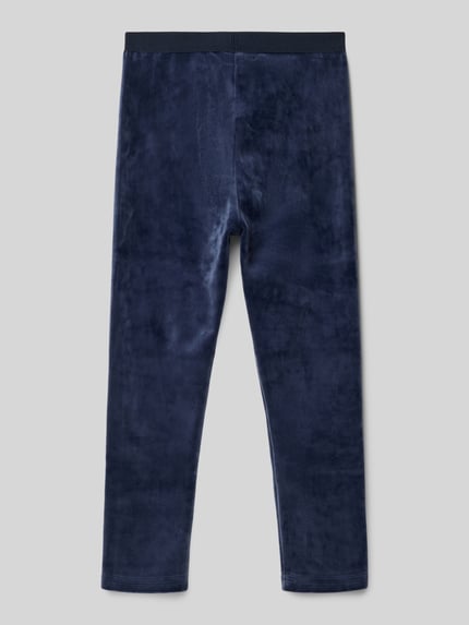 Mayoral Skinny fit legging met labeldetail Marineblauw - 3