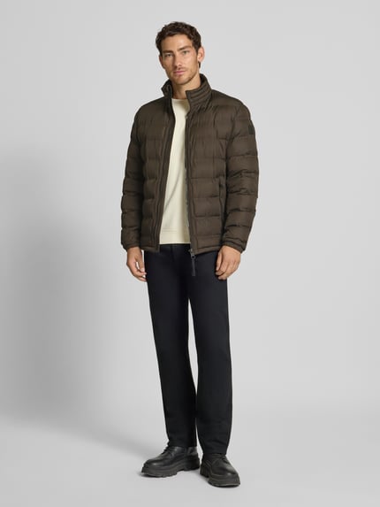 Strellson Regular Fit Steppjacke mit Stehkragen Modell 'MODENA FUSED' Oliv 1