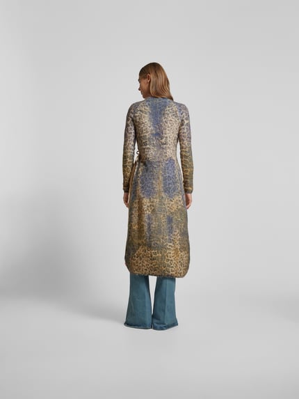 Diesel Midi-jurk met v-hals Blauw - 5