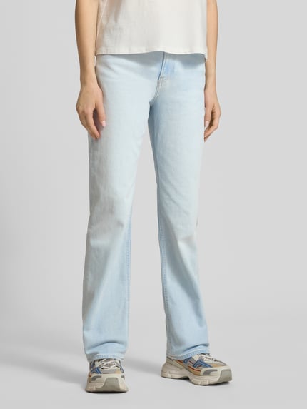 Calvin Klein Jeans Straight Fit Jeans aus Baumwoll-Mix Hellblau 4