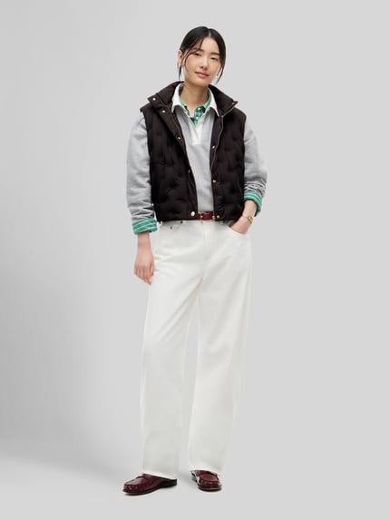 Tommy Hilfiger Kamizelka pikowana z graficzną podszewką Czarny 1