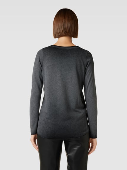 Smith and Soul Longsleeve met labelapplicatie Donkergrijs - 5