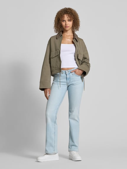 Levi's® Bootcut Jeans aus Baumwoll-Mix Hellblau 1