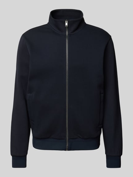 BOSS Sweatjacke mit Stehkragen Marine 2