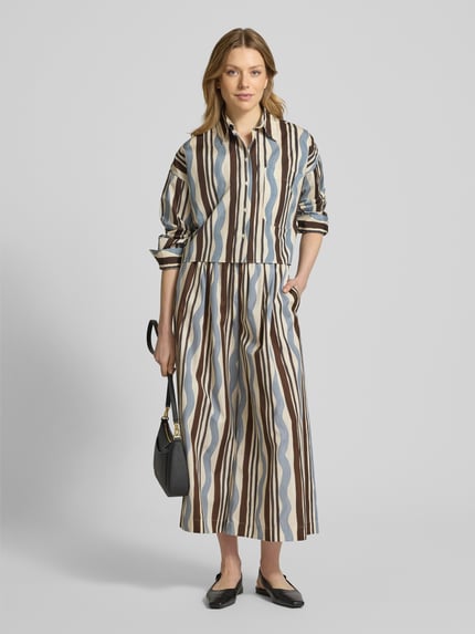 Weekend Max Mara Regular fit blouse met overhemdkraag, model 'RAGTIME' Lichtblauw - 1