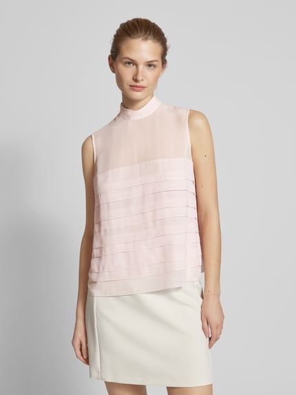 Jake*s Collection Blusentop im Stufen-Look Hellrosa 4
