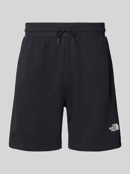 Productfoto, Shorts met Logo en riem van The North Face in het zwart, regular fit, elastische band, bandwijdte maat M 42 cm, binnenbeenlengte maat M 24 cm