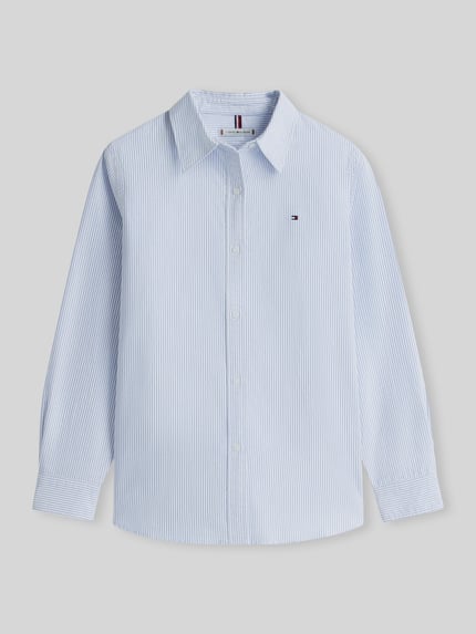 Tommy Hilfiger Regular Fit Freizeithemd aus reiner Baumwolle Hellblau 2