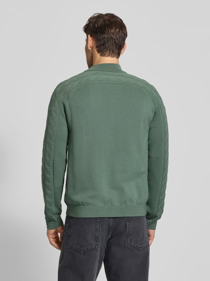 BOSS Green Regular Fit Troyer mit Schurwolle Modell 'MIRROR' Lind 5