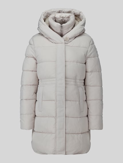 Tom Tailor Steppmantel mit wärmender Kapuze Beige 2