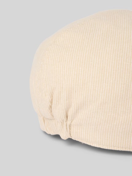 Müller Headwear Schiebermütze aus Baumwoll-Leinen-Mix Beige 2