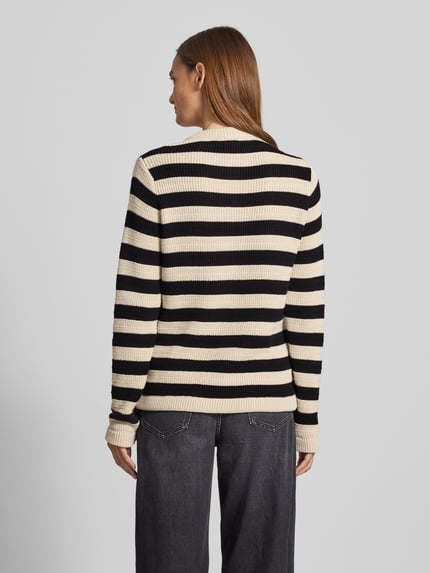 YAS Gebreide cardigan met ronde hals, model 'SIRONI' Offwhite - 5