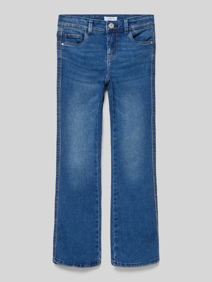 NAME IT Bootcut Jeans im 5-Pocket-Design Modell 'POLLY' Blau 1