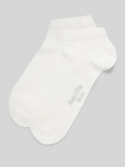 Marc O'Polo Sneakersocken mit Logo-Schriftzug im 2er-Pack Weiss 1