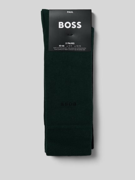 BOSS Socken aus Baumwoll-Mix im 2er-Pack Dunkelgruen 3