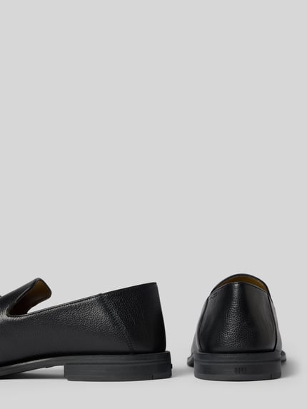 HUGO Tassel Loafer aus echtem Leder Black 2