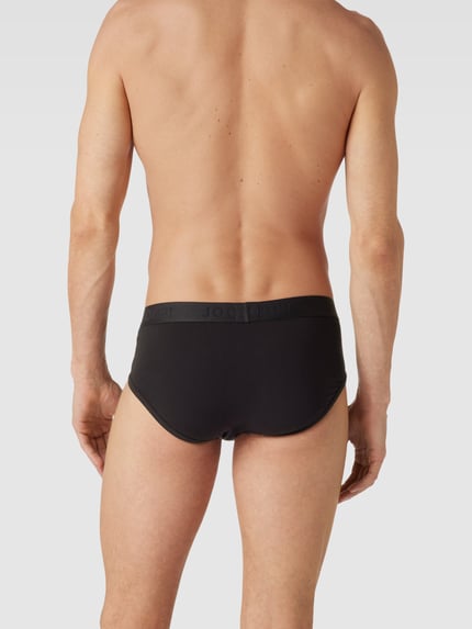 JOOP! COLLECTION Slip met elastische band met logo in set van 2 Zwart - 4