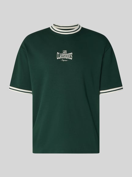 ONLY & SONS Boxy Fit T-Shirt aus reiner Baumwolle Modell 'LES' Dunkelgruen 2