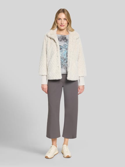 Betty Barclay Teddyjacke mit Stehkragen Sand 1