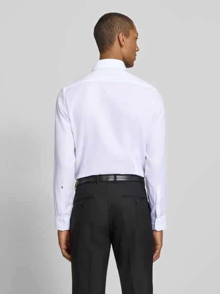 Seidensticker Slim fit Zakelijk Hemd van Katoen met Kentkraag Zand - 5