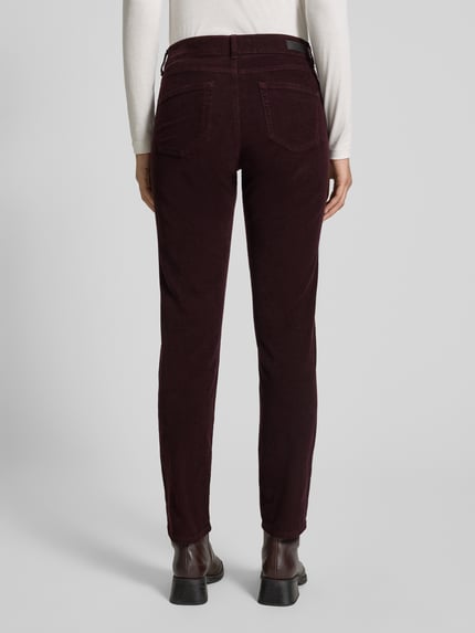 ANGELS Cordhose mit Eingrifftaschen Modell 'Cici' Aubergine 5
