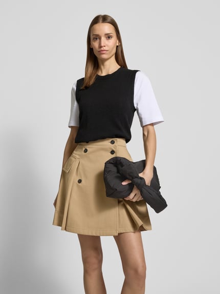 Lefrik Handtasche mit Knotendetails Modell 'BIWA' Black 1