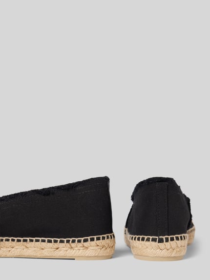 Castañer Espadrilles van echt leer, model 'KAMPALA' Zwart - 2