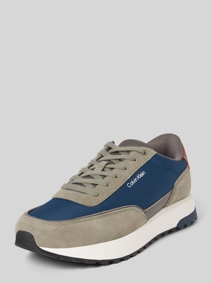 CK Calvin Klein Sneaker mit Logo-Print Modell 'Reprieve' Oliv 1