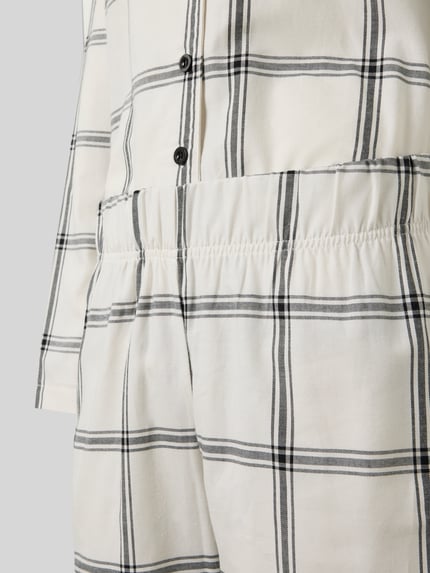 LOUIS & LOUISA Pyjama aus Flanell mit Label-Stitching Modell 'Wohlfühl-Momente' Beige 2