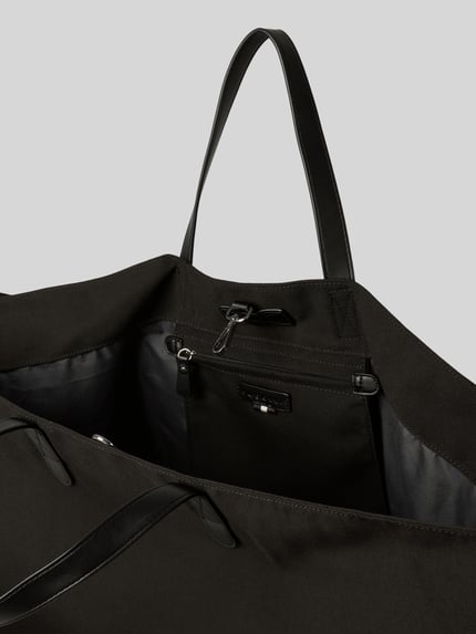 bugatti Shopper mit Label-Patch Modell 'Finn' Black 5