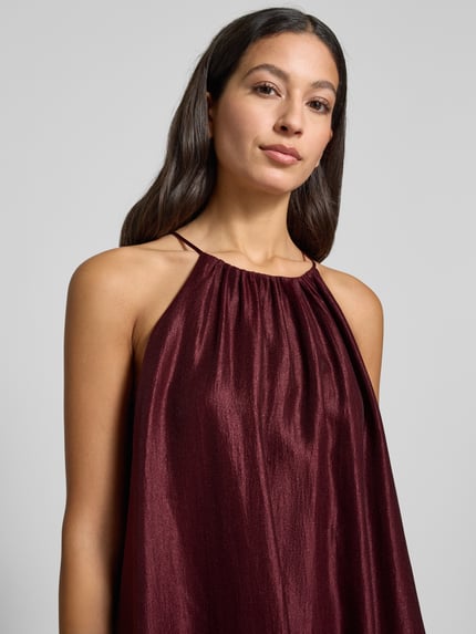 Jake*s Cocktail Cocktailkleid mit Raffungen Dunkelrot 3