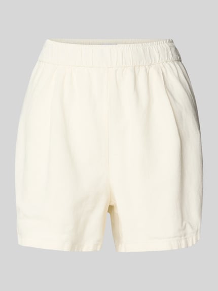 REVIEW Relaxed fit korte broek met plooien Offwhite - 2