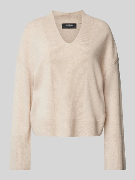 Marc Cain Strickpullover aus reinem Kaschmir Kitt 2