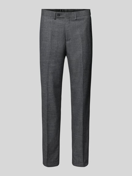 Christian Berg Men Pantalon met persplooien Antraciet - 2