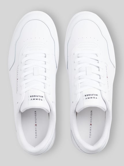 Tommy Hilfiger sneakers van echt leer Wit - 3
