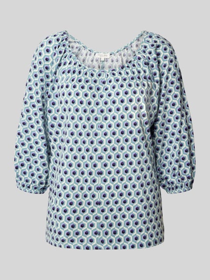 Christian Berg Woman T-Shirt mit 3/4-Arm Aqua 2