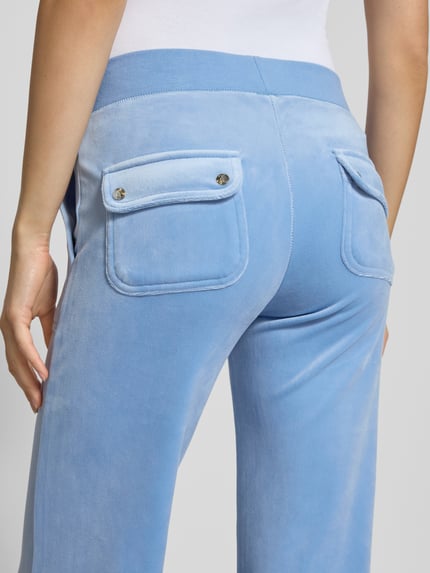 Juicy Couture Track Pants mit Eingrifftaschen Modell 'LAYLA' Hellblau 3