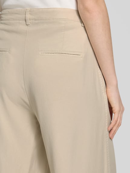 CAMBIO Stoffen broek met Franse steekzakken, model 'ADELINE' Zand - 3
