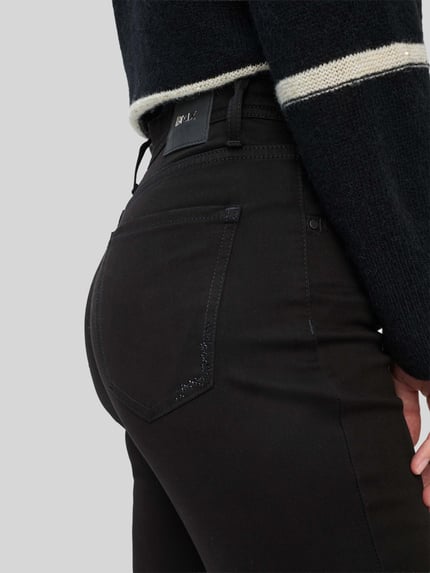 Brax Body krój shaping skinny fit prosty spodnie z mieszanka lyocellu i bawełny z domieszką modalu model 'CAROLA' Czarny 3