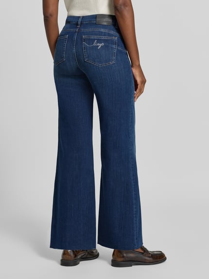 Liu Jo White flared fit jeans van elastische katoenmix Jeansblauw - 5
