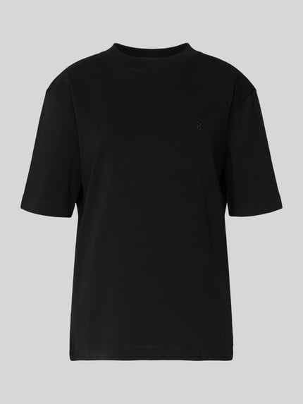 T-Shirt mit Label-Stitching Modell 'TARJAA' Shop The Look MANNEQUINE
